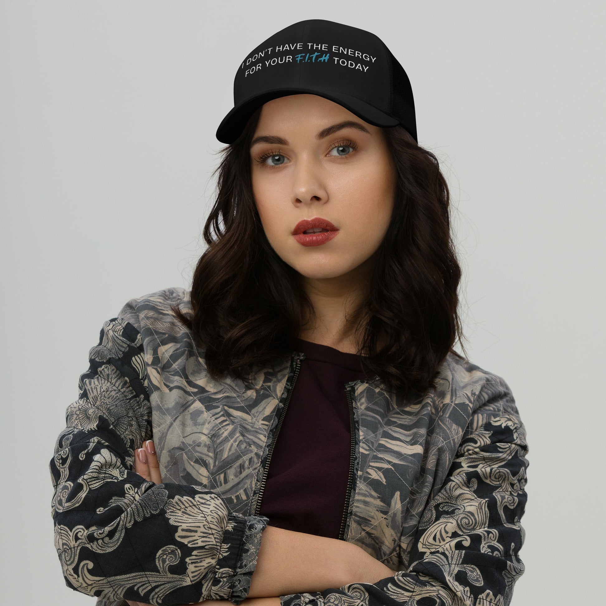 No Energy Trucker Cap - F.I.T.H Clothing and Accessories