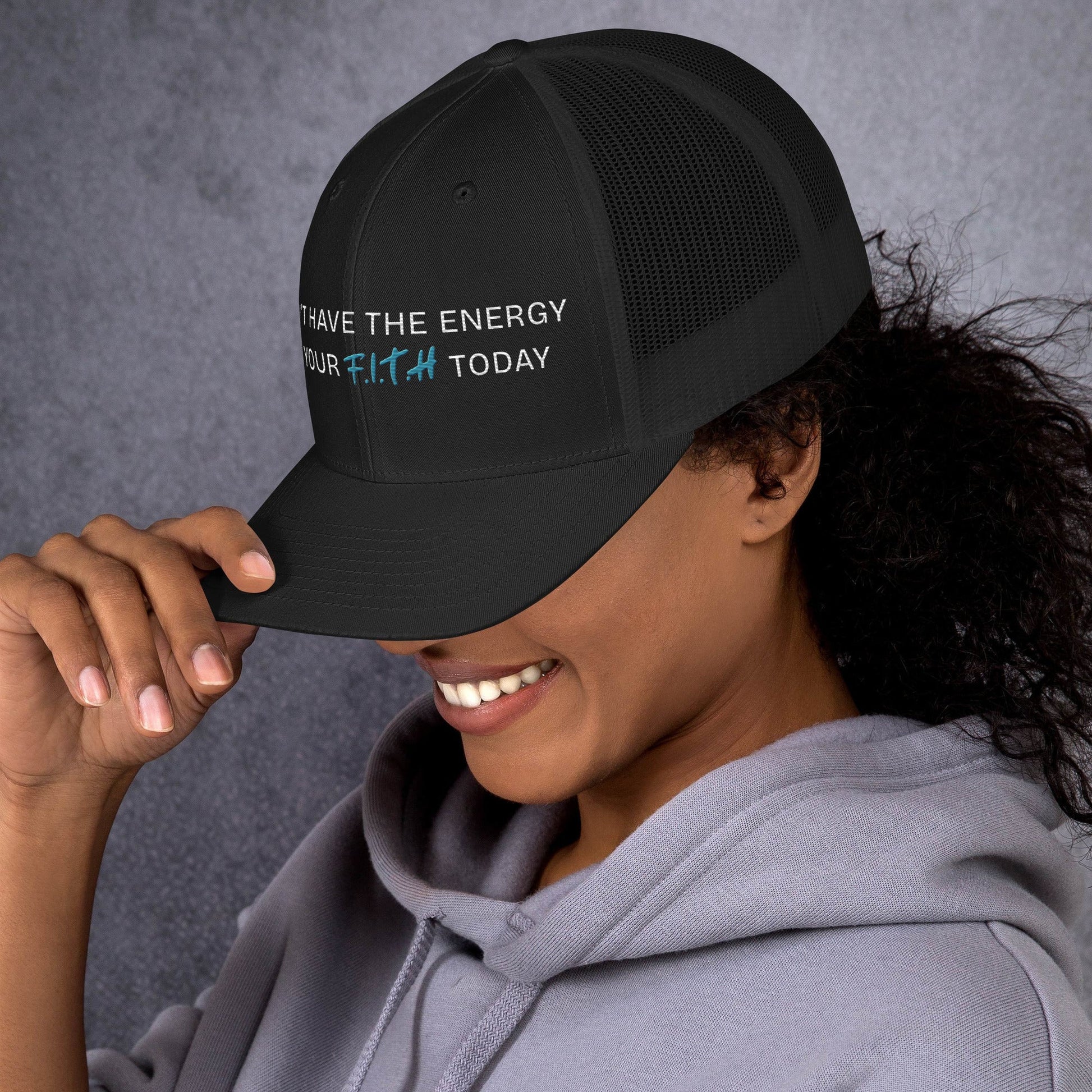 No Energy Trucker Cap - F.I.T.H Clothing and Accessories