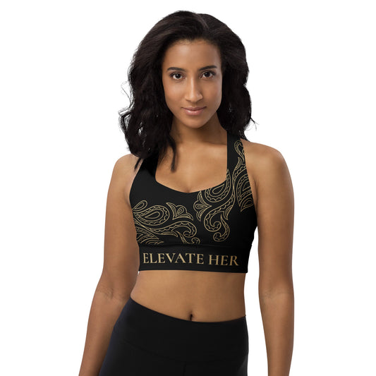 Paisley Shoulder High Impact Sports Bra - F.I.T.H Clothing and Accessories