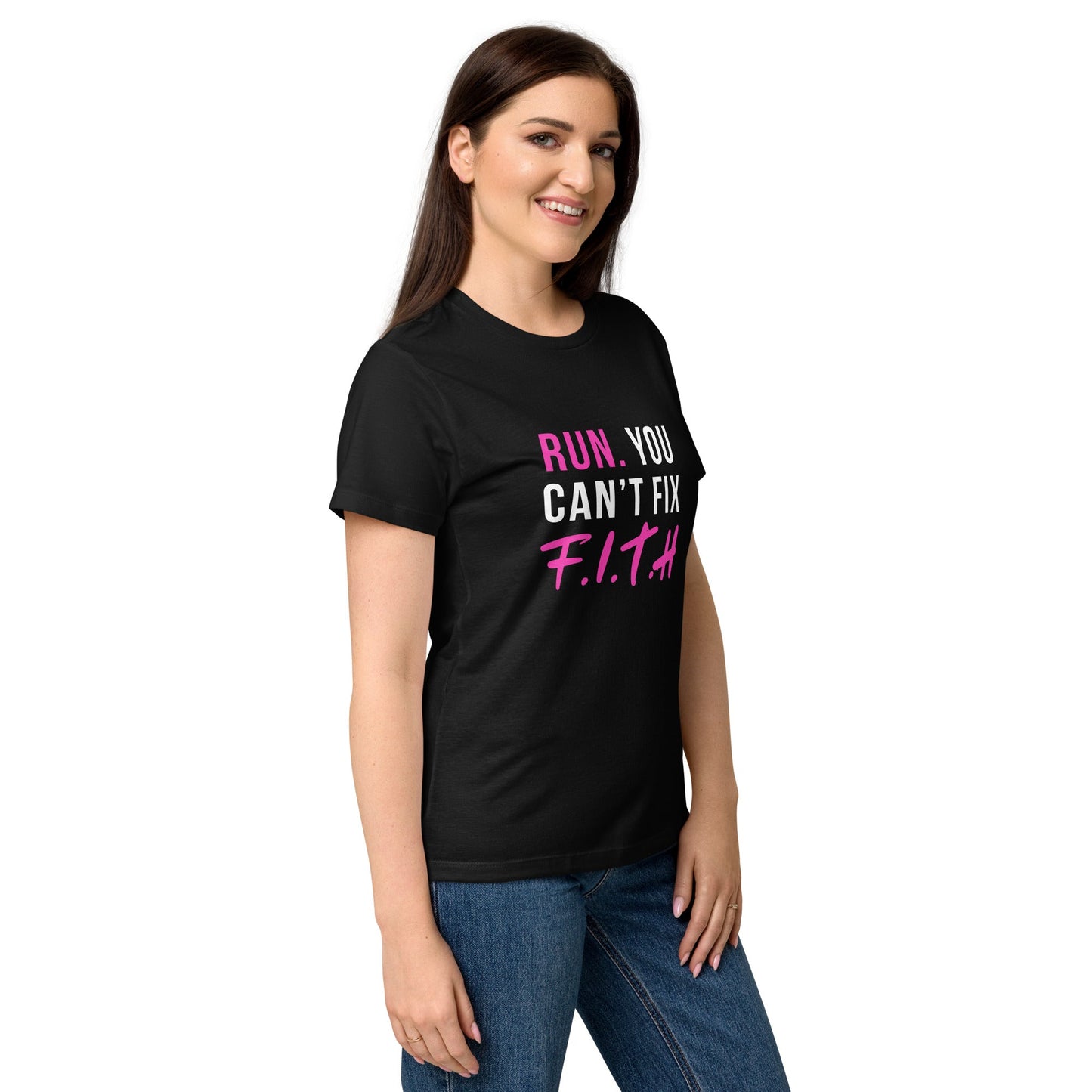 Run. You Can't Fix F.I.T.H Women's T-Shirt - F.I.T.H Clothing and Accessories