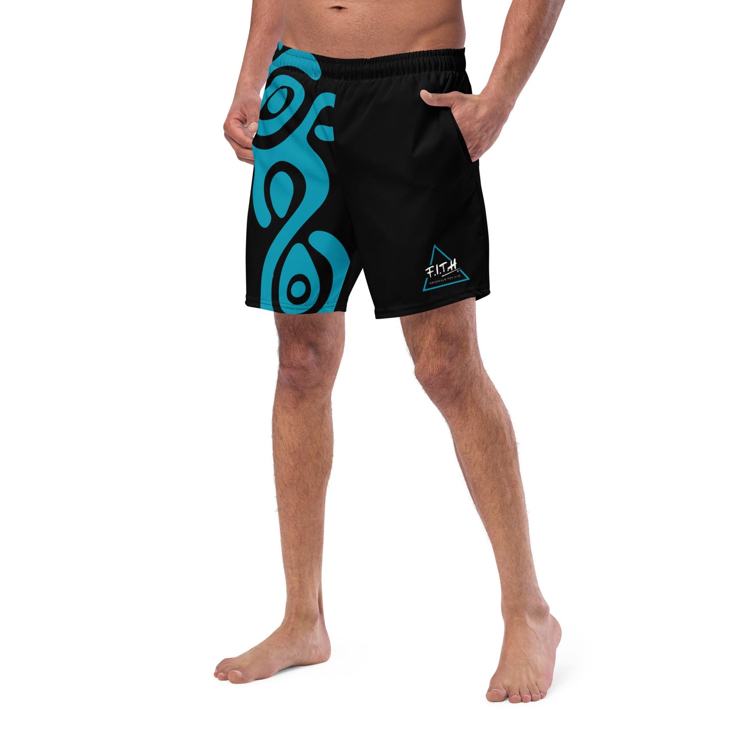 Tribal Eye Quick Dry, Anti Chafe Lined Swim Shorts - F.I.T.H Clothing and Accessories