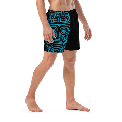Tribal Face Quick Dry, Anti Chafe Lined Swim Shorts - F.I.T.H Clothing and Accessories