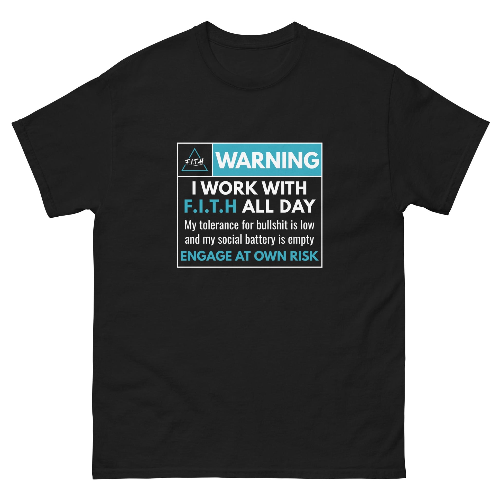 Work with F.I.T.H Men's T-Shirt - F.I.T.H Clothing and Accessories