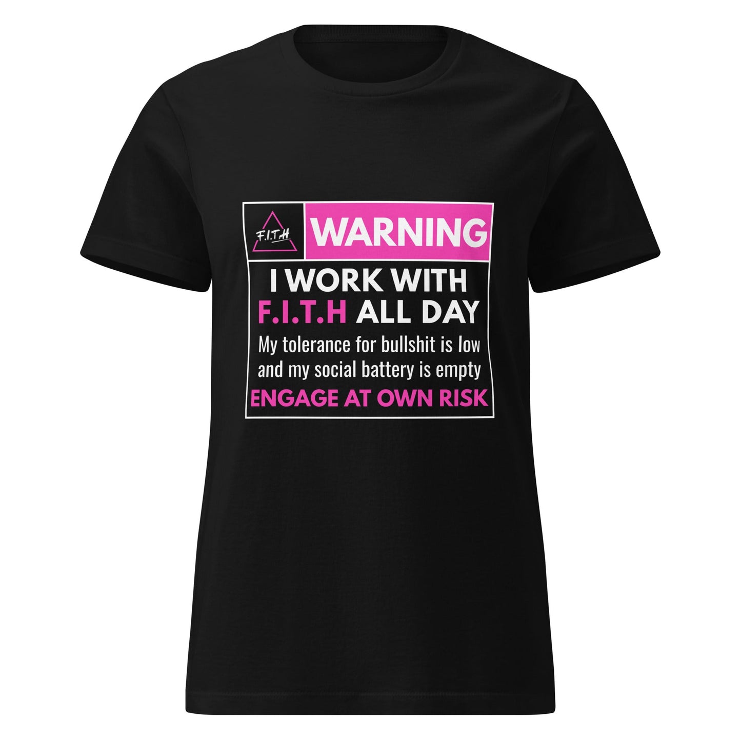 Work with F.I.T.H Women's T-Shirt - F.I.T.H Clothing and Accessories
